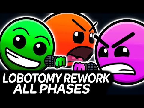 NEW Lobotomy ALL Phases - Lobotomy The Rework Update | Friday Night Funkin'