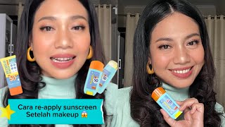 RE-APPLY SUNSCREEN STICK DIATAS MAKEUP #megasamaya #sunscreen