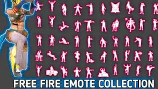 Free Fire all emotes legendary  emotes