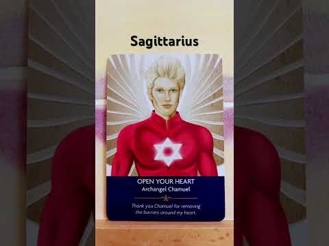 Sagittarius / The Angels are encouraging you to open your heart #angeltarotcardreading #sagittarius