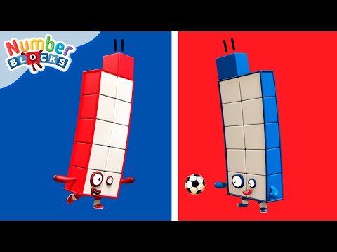 Exciting football moments | Learn to count | 60 mins of Maths for Kids | @Numberblocks