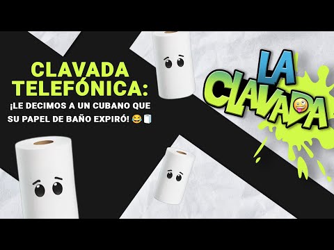 Clavada Telefónica: ¡Le Decimos a un Cubano que su Papel de Baño Expiró! 😂🧻| Enrique Santos