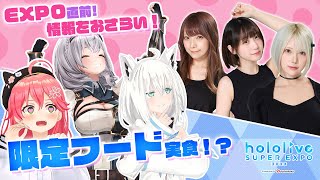 【EXPO直前！】直前だし美女に囲まれて情報をおさらいしよう！【#ひろがるホロライブ】