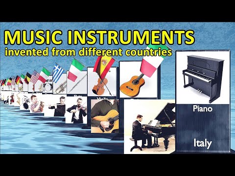 Music Instruments invented From Different Countries. Music instruments by country