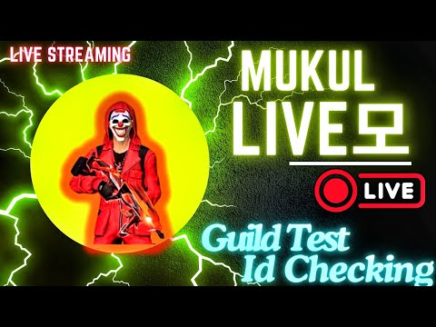 MUKUL LIVE🔴GUILD TEST & RANK PUSHING 🔥