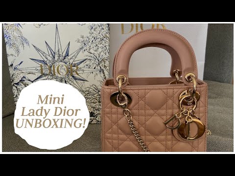 Unboxing My Lady Dior Mini, What Fits & Mod Shots | My Most Expensive Purchase!