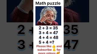 ##math puzzle ##solve##@         ##subscribe for move videos ##