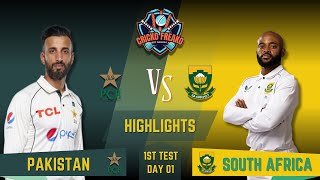 1st Test Pakistan VS South Africa HIGHLIGHTS | DAY 01 | #SAVsPAK