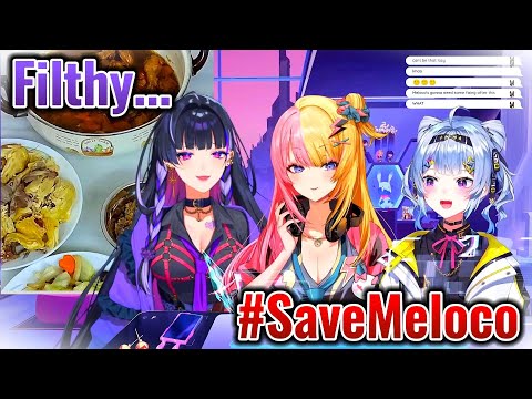 Meloco Suffering From Kotoka & Zaion...【NIJISANJI EN│ Zaion LanZa│ XSOLEIL GIRLS NIGHT】