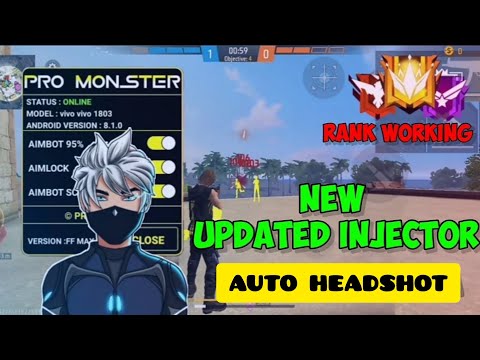 Free Fire Injector 😈 Auto Headshot Injector 📳Free Fire Max | 💢 FF Injector Hack | PRO MONSTER