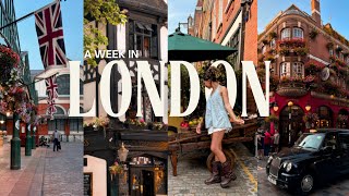 A WEEK IN LONDON🇬🇧 a cozy girl travel vlog