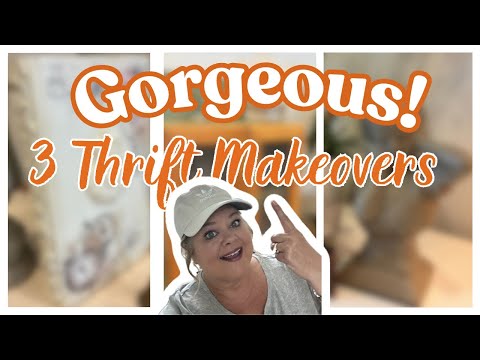 3 GORGEOUS DIY Thrift Makeovers - Home Decor on a BUDGET!