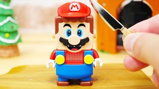 LEGO super mario StopMotion cooking!「LEGO mario choco egg」レゴマリオの不思議な料理「レゴマリオエッグチョコ」の作り方