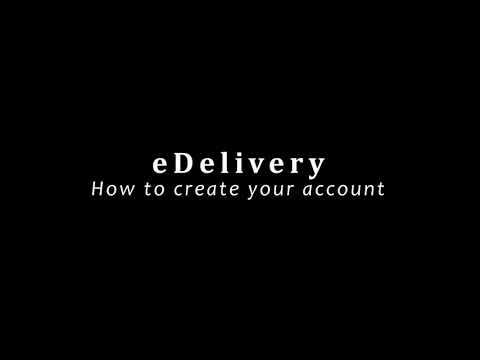 eDelivery Account Creation