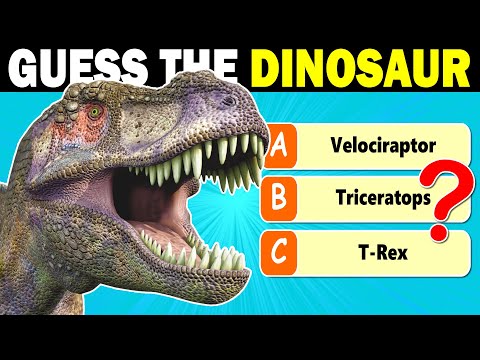 Guess the Dinosaur Quiz 🦕 (Learn 40 Dinosaurs)