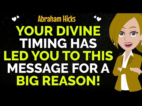 Your Divine Guidance Has Led You To This Message For A Big Reason !✨✅Abraham Hicks 2025