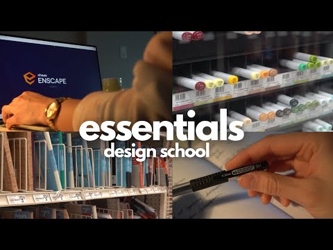 SUPPLIES, SOFTWARE AND EQUIPMENT FOR INTERIOR DESIGN SCHOOL