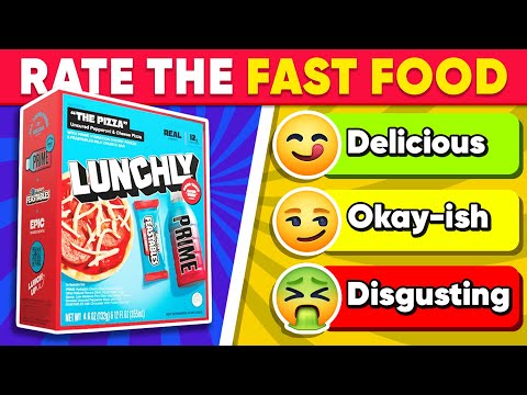 Rate Popular Fast Food & Snacks Challenge 🍔🍟 Ultimate Snack Tier List