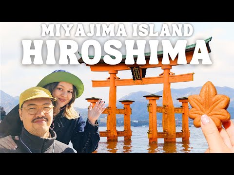 Miyajima Island Japan 🇯🇵 24 Hours in Hiroshima Vlog, Must-Try Food in Hiroshima, Itsukushima Shrine