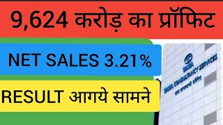 TCS quarter result of TCS growth in quarter consolidated net profit 9,624 Cr || trading update