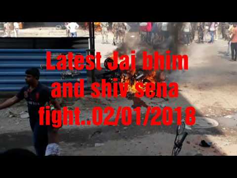 latest news fight jai bhim and shiv sena...(mumbai) closed 02/01/2018