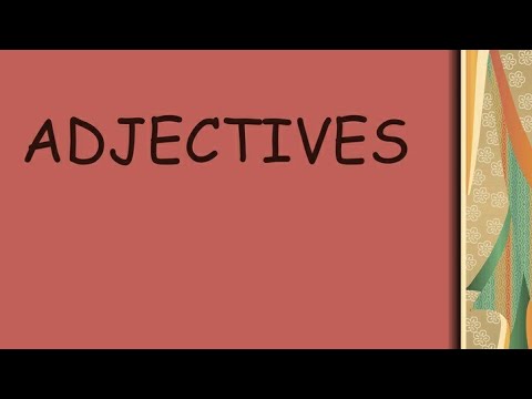 Ch-8|Describing words|English Grammar