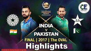 ICC Champions Trophy 2017 Final | IND vs PAK Full Highlights