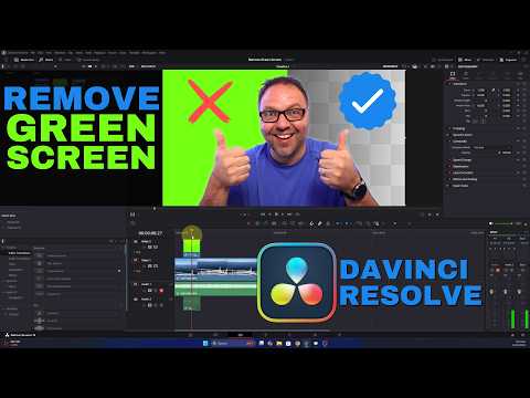 How to Remove Green Screen in DaVinci Resolve 19 (Step-by-Step Tutorial)