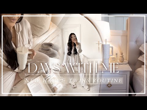 DAYS WITH ME | NEW HAIR, TWINS ROUTINE