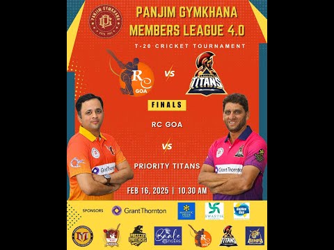 LIVE | FINALS | PGML 4.0 PANJIM GYMKHANA MEMBERS LEAGUE 2025