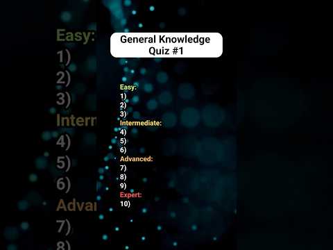 Ultimate Trivia Fun! General Knowledge Quiz #1