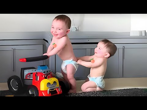 Funny Baby Videos: Funniest Twins Baby Videos Compilation | BABY BROS