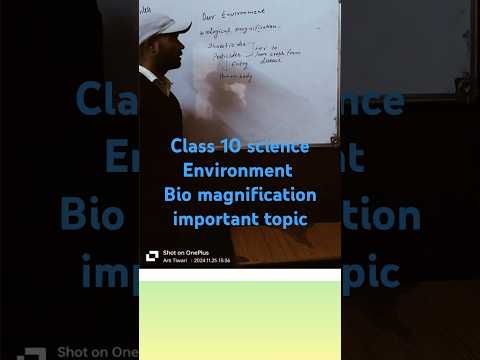 Class 10 our environment by Anil Tiwari Sir #Environment#biomagnification #share #biologyclass10