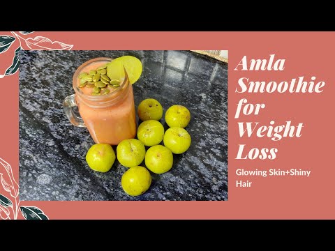 Amla Smoothie for Weight Loss, Healthy Glowing Skin & Shiny Black Hair| Healthy Amla Smoothie Recipe