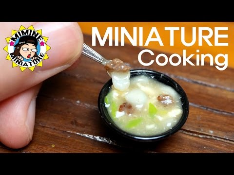 (ENG)Miniature real cooking! Rice-cake soup to celebrate the Korean New Year’s Day.