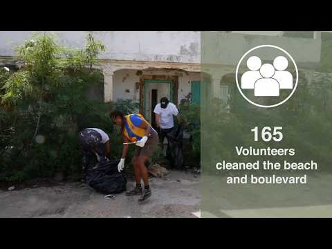 International Coastal Beach Cleanup - St. Martin 2018