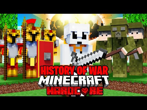 100 Players Simulate HISTORY OF WAR in Minecraft!