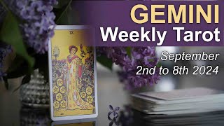 GEMINI WEEKLY TAROT READING "INCOMING JUDGEMENT" September 2nd to 8th 2024 #weeklyreading