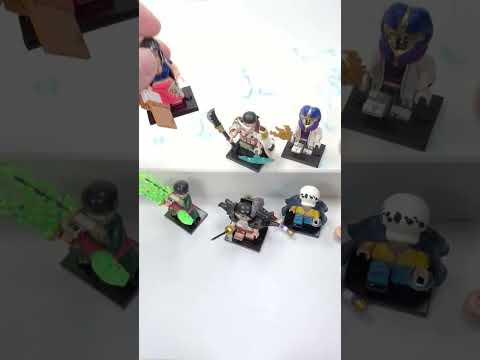 LEGO ONE PIECE | Luffy | Roronoa Zoro | Trafalgar D. Water Law Unofficial Lego Minifigures #Shorts