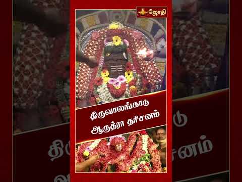 திருவாலங்காடு ஆருத்ரா தரிசனம் | ஆன்மிக ஐதீகங்கள் | நடராஜர் திருமஞ்சனம் | மகா அபிஷேகம் | JothiTv