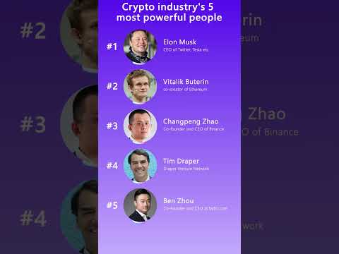 cryptocurrency industry's 5 most powerful people 11th December 2022