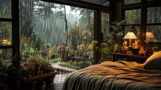 【2M】 SOOTHING RAIN SOUND at the forest make you sleep well | Goodbye insomnia with Rain