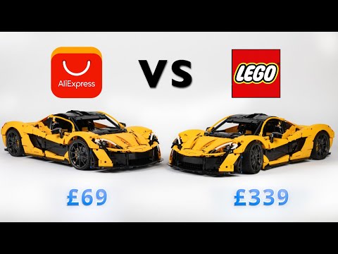 I didn't expect that! Lego McLaren P1 42172 vs Cheap Chinese copy comparison