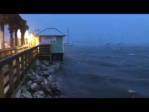 Rain from Tropical Storm Eta at Bradenton Beach Pier | Herald-Tribune