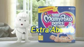 Unicharm MamyPoko Pants Commercial 2016 - Telescope - English