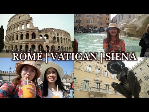 ROME VATICAN SIENA - Italy Vlog Part 2! | Miss Menchie