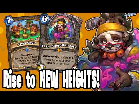 Drum Roll PLZ... Li'Na Treant Druid is GREAT! Perils in Paradise Hearthstone Druid Deck