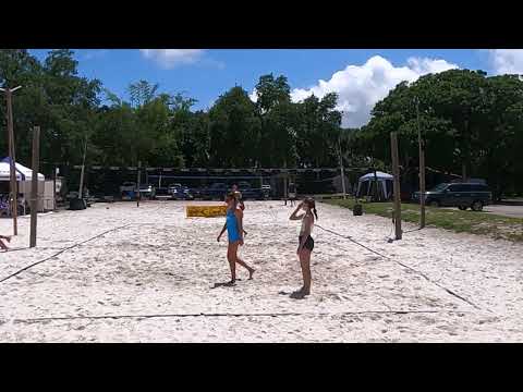 Vero Beach VB Club Pairs Easter Event U18 SemiFinal - Hebda/Wolf vs Edwards/Schrock Set 2