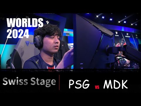 PSG vs MDK  Swiss Stage  Worlds 2024  #PSG #maple   楓棠C8763雙刀開砍