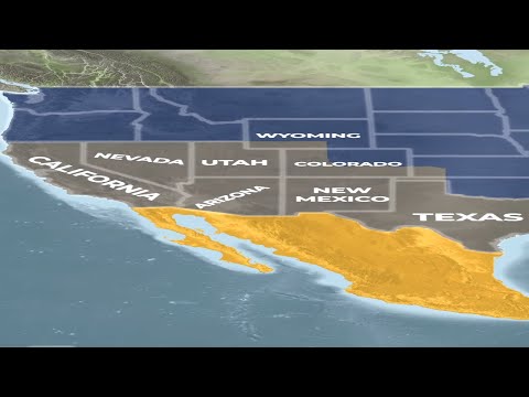 How did America Annex Half of Mexico? #shorts #america #map